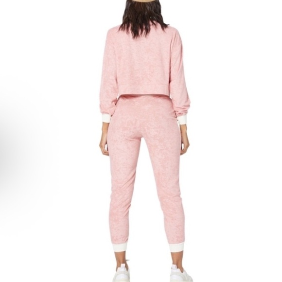 L*Space Women's Primrose Cream Back At It Jogger Pants Size Small NWT - Picture 4 of 6